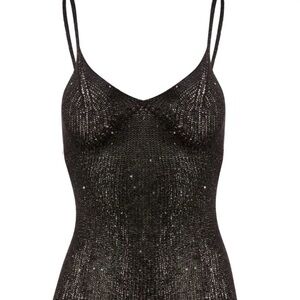 Asta Resort black mini sequin dress